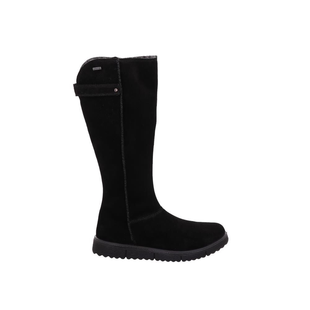 LEGERO Campania Gore-Tex Kadın Medium (M-Orta) Konç Fermuarlı Çizme 2-000657 Siyah Süet - 42.5
