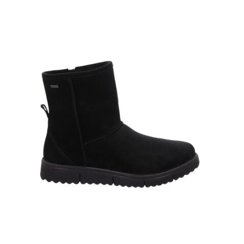 LEGERO Campania Gore-Tex Kadın Fermuarlı Bot 2-000654 Siyah Süet - 39