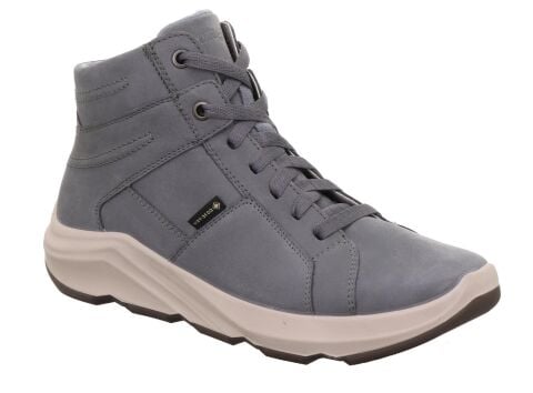 LEGERO Bliss Gore-Tex Kadın Geniş Kalıp Bağcıklı Fermuarlı Bot 2-00332 Mavi Nubuk - 41