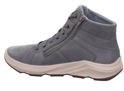 LEGERO Bliss Gore-Tex Kadın Geniş Kalıp Bağcıklı Fermuarlı Bot 2-00332 Mavi Nubuk - 41