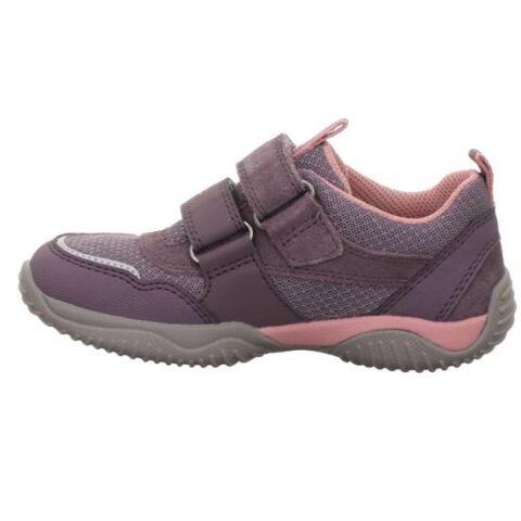 SUPERFIT Storm Medium (Orta Genişlik) Gore-Tex Kız Cırtlı Spor Ayakkabı 1-006386-3 (36-42) LİLA PEMBE SÜET KUMAŞ - 37