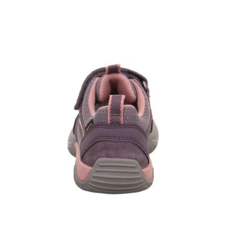SUPERFIT Storm Medium (Orta Genişlik) Gore-Tex Kız Cırtlı Spor Ayakkabı 1-006386-3 (36-42) LİLA PEMBE SÜET KUMAŞ - 37