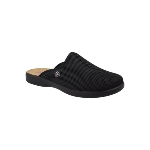 FLY FLOT Cloth Önü Kapalı Erkek Terlik P7-118 Siyah Kumaş - 42