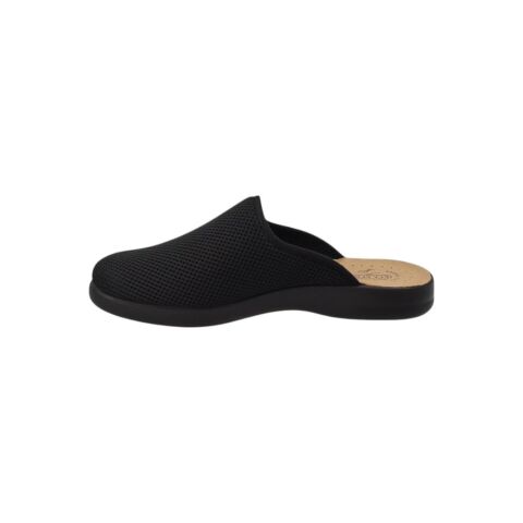 FLY FLOT Cloth Önü Kapalı Erkek Terlik P7-118 Siyah Kumaş - 42