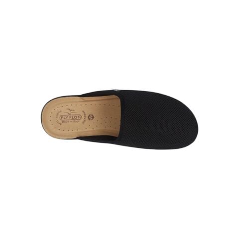 FLY FLOT Cloth Önü Kapalı Erkek Terlik P7-118 Siyah Kumaş - 42