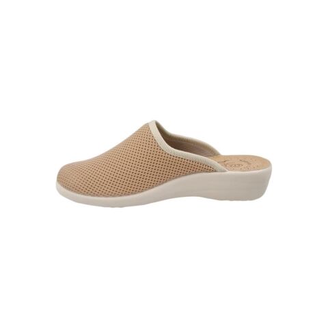 FLY FLOT Cloth Önü Kapalı Kadın Terlik T4-368 BEJ KUMAS - 37