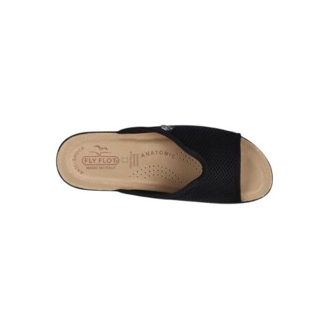 FLY FLOT Cloth Kadın Terlik T4-429 Siyah Kumaş - 36