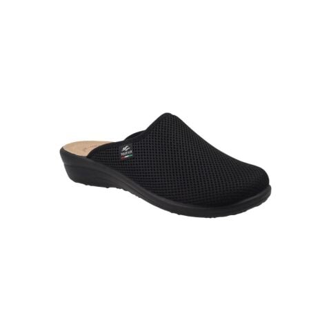 FLY FLOT Cloth Önü Kapalı Kadın Terlik T4-368 Siyah Kumaş - 40