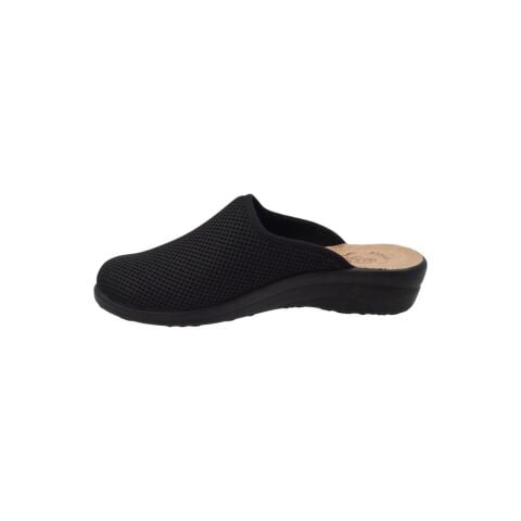 FLY FLOT Cloth Önü Kapalı Kadın Terlik T4-368 Siyah Kumaş - 40