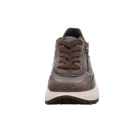 LEGERO T4 Run Gore-Tex Kadın Bağcıklı Fermuarlı Spor Ayakkabı 2-000407 BRONZ METAL KAHVE SÜET - 38