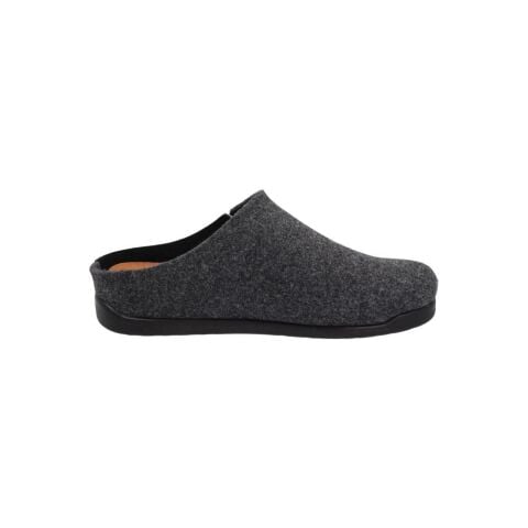 FLY FLOT Cloth Erkek Önü Kapalı Terlik 46 749 Koyu Gri Kumaş - 43