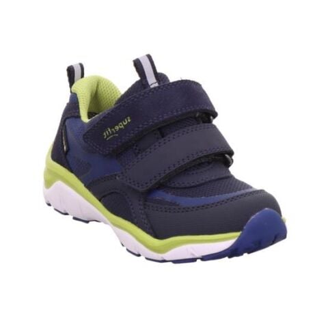 SUPERFIT Sport5 Wide Gore-Tex Erkek Cırtlı Spor Ayakkabı 1-000236-3 Lacivert Yeşil Kumaş - 32