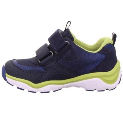 SUPERFIT Sport5 Wide Gore-Tex Erkek Cırtlı Spor Ayakkabı 1-000236-3 Lacivert Yeşil Kumaş - 32