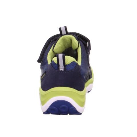 SUPERFIT Sport5 Wide Gore-Tex Erkek Cırtlı Spor Ayakkabı 1-000236-3 Lacivert Yeşil Kumaş - 32