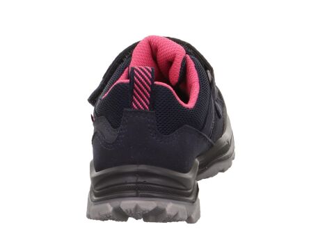 SUPERFIT Storm Wide (Geniş Kalıp) Gore-Tex Kız Cırtlı Spor Ayakkabı 000057-3 (36-42) Lacivert Pembe Kumaş - 38