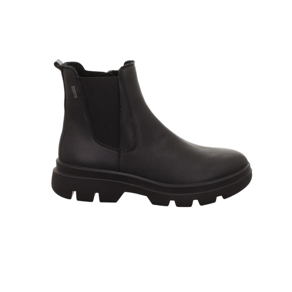 LEGERO Angelina Gore-Tex Kadın Fermuarlı Lastikli Bot 2-000329 Siyah Deri - 40