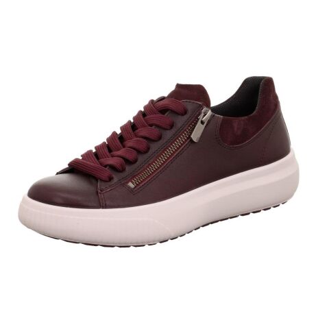 LEGERO T4 Jump Kadın Bağcıklı Fermuarlı Spor Ayakkabı 2-000363 Bordo Deri - 37.5