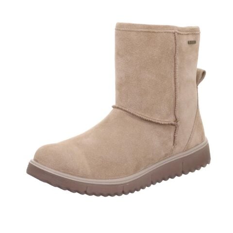 LEGERO Campania Gore-Tex Kadın Fermuarlı Bot 2-000654 Bej Süet - 44