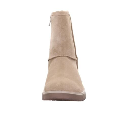 LEGERO Campania Gore-Tex Kadın Fermuarlı Bot 2-000654 Bej Süet - 44