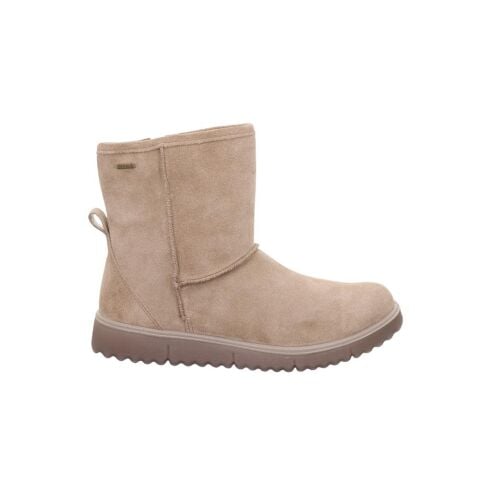 LEGERO Campania Gore-Tex Kadın Fermuarlı Bot 2-000654 Bej Süet - 43