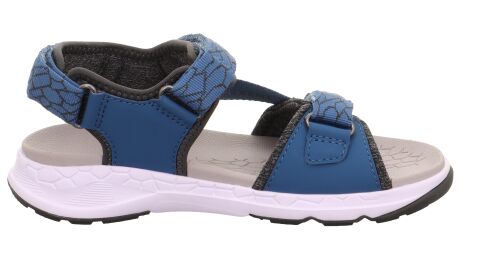 SUPERFIT Criss Cross Medium Cırtlı Sandalet 1-000580-3 (36-42) Mavi Kumaş - 36