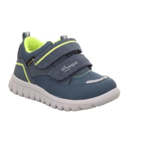 SUPERFIT Sport7 Mini Medium Gore-Tex Erkek Cırtlı Spor Ayakkabı 1-006200-3 (31-35) Gri Yeşil Kumaş - 31