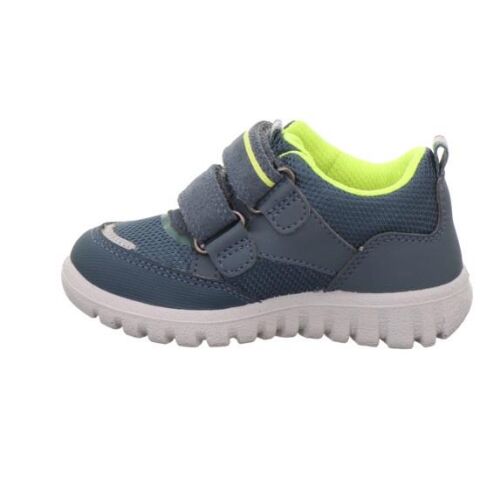 SUPERFIT Sport7 Mini Medium Gore-Tex Erkek Cırtlı Spor Ayakkabı 1-006200-3 (31-35) Gri Yeşil Kumaş - 31