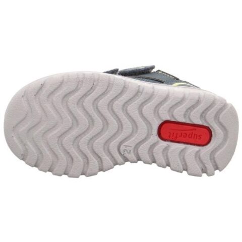 SUPERFIT Sport7 Mini Medium Gore-Tex Erkek Cırtlı Spor Ayakkabı 1-006200-3 (31-35) Gri Yeşil Kumaş - 31