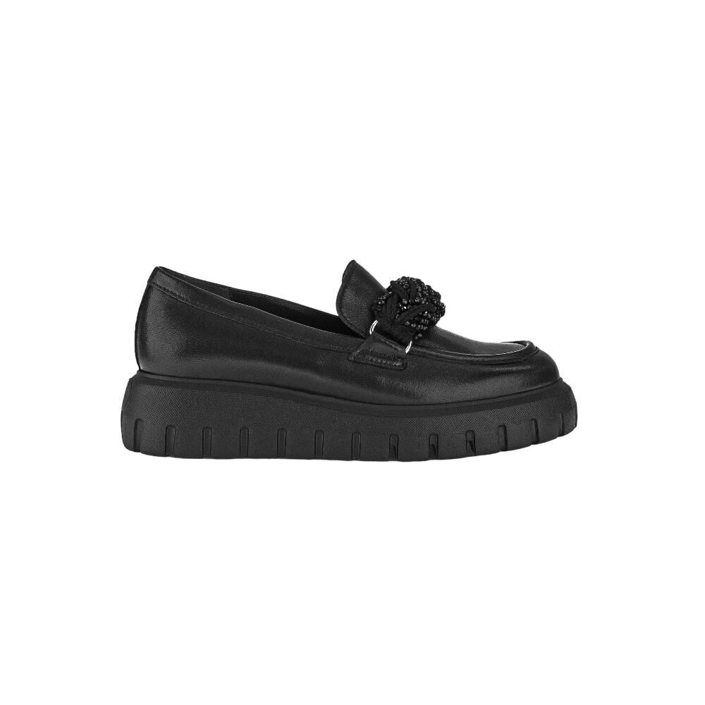 GABOR Best-Fitting Kadın Tokalı Loafer Ayakkabı 55.301 Siyah Deri - 37.5