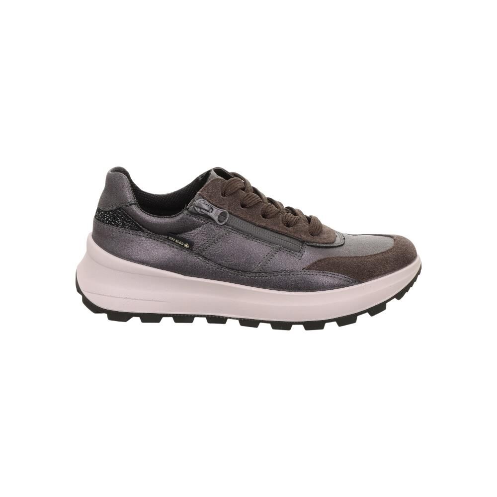 LEGERO T4 Run Gore-Tex Kadın Bağcıklı Fermuarlı Spor Ayakkabı 2-000407 BRONZ METAL KAHVE SÜET - 37.5