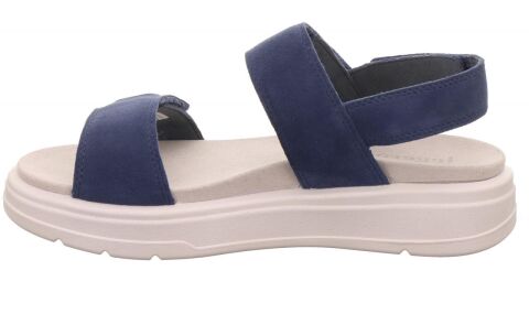 LEGERO Sunwalker Kadın Çift Cırtlı Sandalet 2-000327 38 - Lacivert Süet