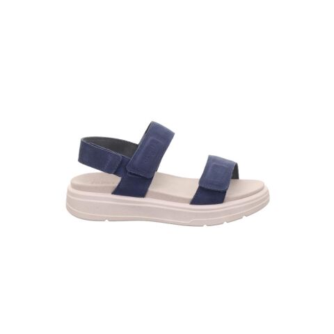 LEGERO Sunwalker Kadın Çift Cırtlı Sandalet 2-000327 38 - Lacivert Süet