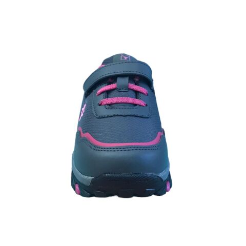 BUCKHEAD Benny Kız Cırtlı Spor Ayakkabı 4260 GRİ FUŞYA - 33