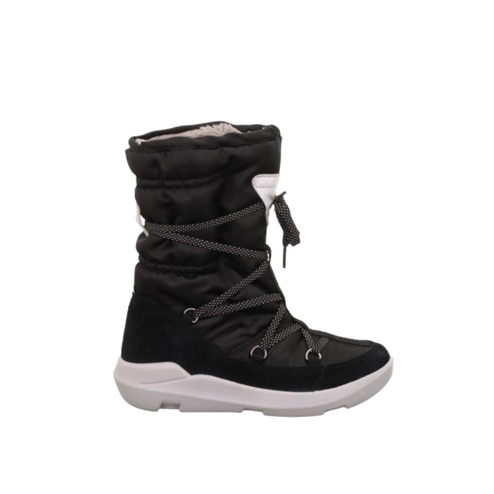 SUPERFIT Twilight Medium Gore-tex Kız Bağcıklı Uzun Kar Botu 1-000160-1 (31-35) Siyah Kumaş - 35