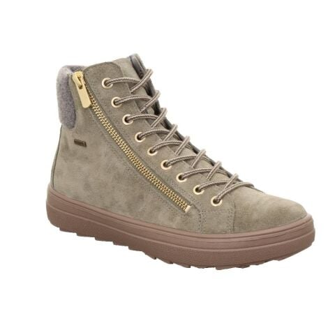 LEGERO Mira Gore-Tex Kadın Bağcıklı Fermuarlı Spor Bot 2-009635 Yeşil Süet - 39
