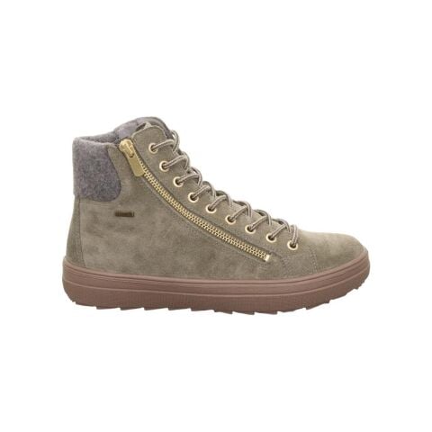 LEGERO Mira Gore-Tex Kadın Bağcıklı Fermuarlı Spor Bot 2-009635 Yeşil Süet - 39