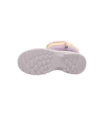SUPERFIT Aurora Orta Genişlik Gore-Tex Kız Çocuk Fermuarlı Kar Botu 1-009131-1 (31-35) Lila Kumaş - 34
