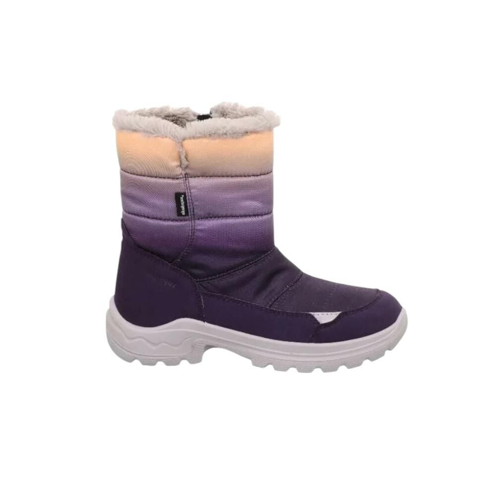 SUPERFIT Aurora Orta Genişlik Gore-Tex Kız Çocuk Fermuarlı Kar Botu 1-009131-1 (31-35) Lila Kumaş - 32