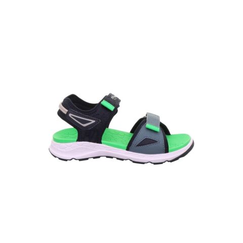 Superfit Criss Cross Orta Genişlik Erkek Çocuk Cırtlı Spor Sandalet 1-000588-2 (31-35) SİYAH YEŞİL - 34