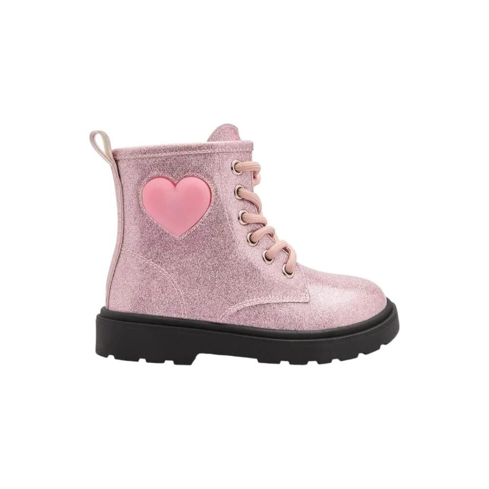 CONGUITOS Geniş Kalıp Trooper Kız Çocuk Bağcıklı Fermuarlı Işıklı Bot COSH313002 Pembe - 26