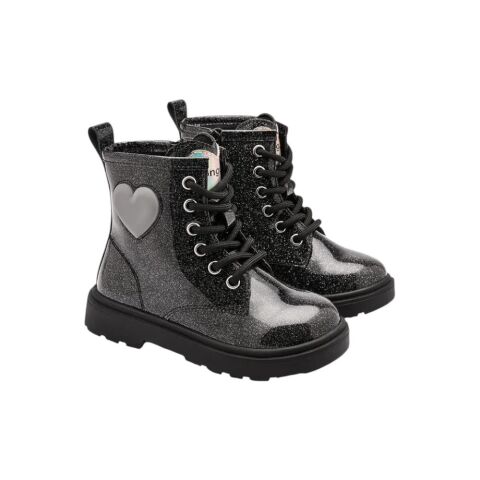 CONGUITOS Geniş Kalıp Trooper Kız Çocuk Bağcıklı Fermuarlı Işıklı Bot COSH313002 Siyah - 31