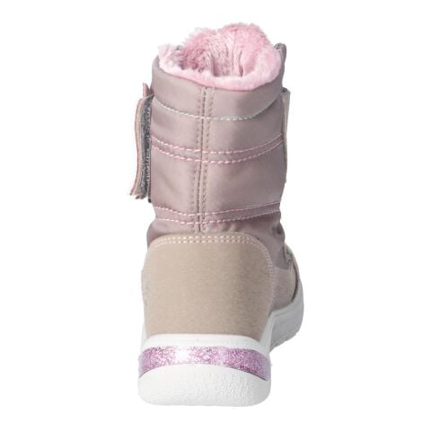 RICOSTA Garei Geniş Kalıp Sympatex Kız Çocuk Cırtlı Kar Botu 2-8901003 (31-35) Bej Süet Kumaş - 35