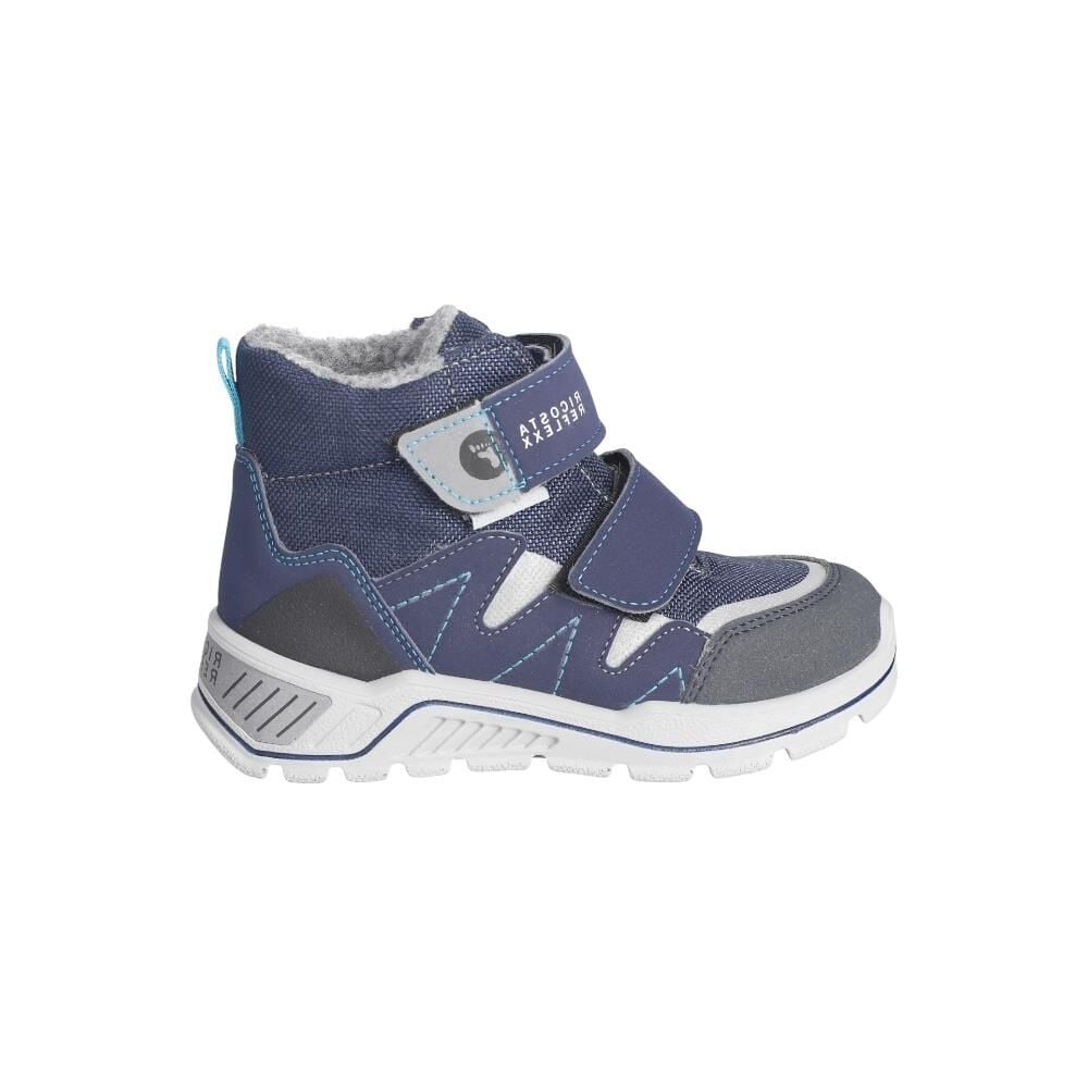 RICOSTA Atrix Geniş Kalıp Sympatex Erkek Çocuk Cırtlı Bot 5301603 Lacivert Kumaş - 36