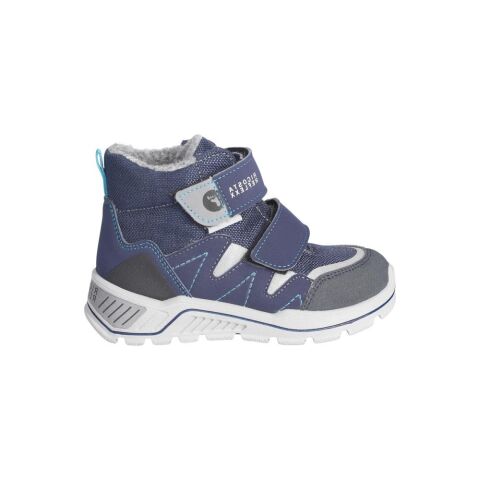 RICOSTA Atrix Geniş Kalıp Sympatex Erkek Çocuk Cırtlı Bot 5301603 Lacivert Kumaş - 36