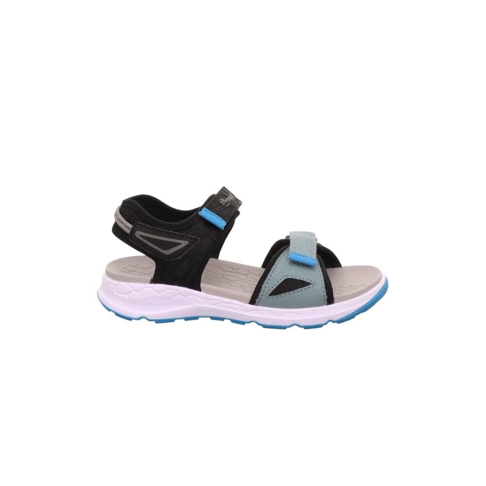 Superfit Criss Cross Orta Genişlik Erkek Çocuk Cırtlı Spor Sandalet 1-000588-3 (36-42) SİYAH MAVİ - 38