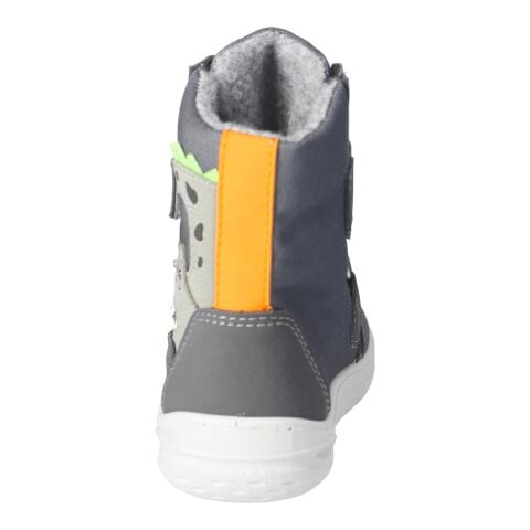 RICOSTA Nevis Geniş Kalıp Sympatex Erkek Çocuk Işıklı Cırtlı Kar Botu 6601003-2 (27-35) Gri Kumaş - 29