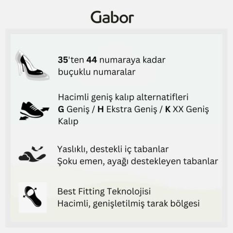 GABOR Best Fitting Kadın T Bantlı Sandalet 84.601