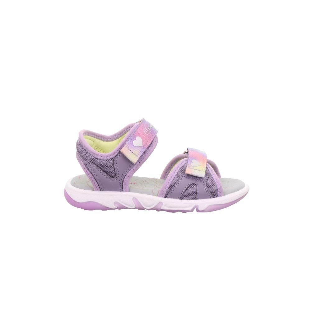 SUPERFIT Pebbles Medium (Orta) Kız Cırtlı Sandalet 1-009540-1 (25-30)