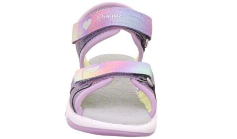 SUPERFIT Pebbles Medium (Orta) Kız Cırtlı Sandalet 1-009540-1 (25-30)