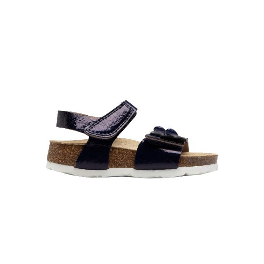 Superfit Bios Medium Cırtlı Sandal: 1-000118LC Lacivert Parlak - 32